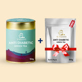 Anti Diabetic Green Tea + FREE Refill Pack